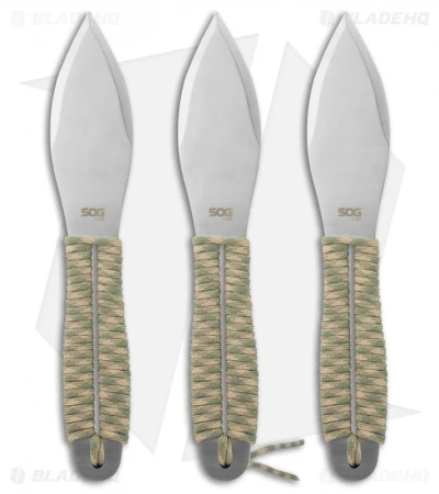 SOG Fling 9.5" Throwing Knives (Set Of 3) FX41N 3 SOG Fling 9.5" Throwing Knives (Set Of 3) FX41N