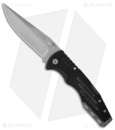 SOG Fusion Salute Lockback Knife (3.625" Bead Blast) FF-10 3 SOG Fusion Salute Lockback Knife (3.625" Bead Blast) FF-10