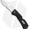 SOG Magnadot Lockback Knife (3.63" Satin Serr) S301 -Cheap Knife Shop sog magnadot s301