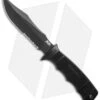 SOG Seal Pup Elite Fixed Knife W/ Kydex Sheath (4.85" TiNi Serr) E37T-K -Cheap Knife Shop sog seal pup elite e37t k