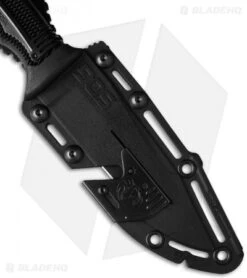 SOG Seal Strike Fixed Blade + Deluxe Sheath (4.875" TiNi Black Serr) SS1003 7 SOG Seal Strike Fixed Blade + Deluxe Sheath (4.875" TiNi Black Serr) SS1003 -Cheap Knife Shop sog seal strike ss1003 cp sheath2 cm