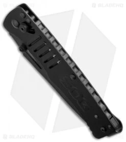 SOG Targa Tanto Folding Knife Black (3.50" Black) TG1002-BX 7 SOG Targa Tanto Folding Knife Black (3.50" Black) TG1002-BX -Cheap Knife Shop sog targa black tg1002 bx bottom cm