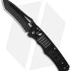 SOG Targa Tanto Folding Knife Black (3.50" Black) TG1002-BX 2 SOG Targa Tanto Folding Knife Black (3.50" Black) TG1002-BX -Cheap Knife Shop sog targa black tg1002 bx cm