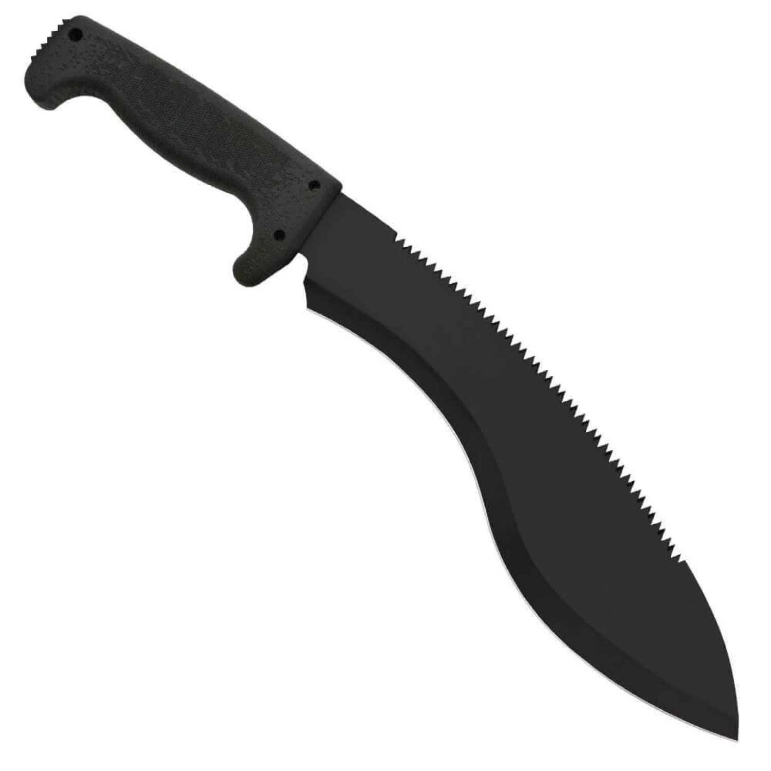 SOG SogFari Machete Kukri 18" Overall Fixed Sawback Blade Black Handle MC11N 4 SOG SogFari Machete Kukri 18" Overall Fixed Sawback Blade Black Handle MC11N - Image 2