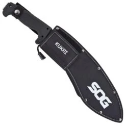 SOG SogFari Machete Kukri 18" Overall Fixed Sawback Blade Black Handle MC11N 8 SOG SogFari Machete Kukri 18" Overall Fixed Sawback Blade Black Handle MC11N -Cheap Knife Shop sogfari 2